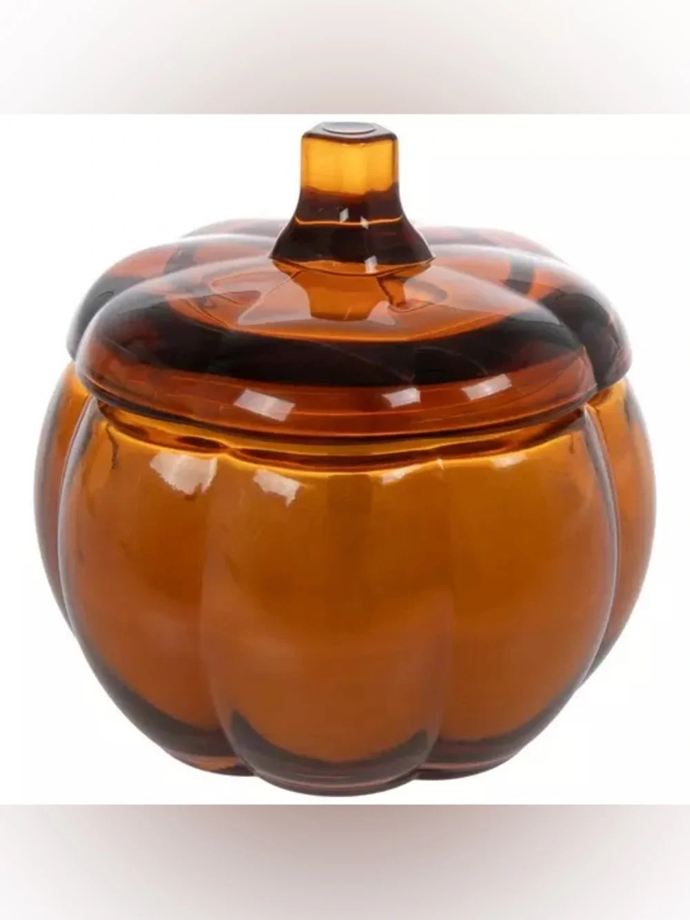 Pumpkin Container LED Candle - Picture 1 of 4